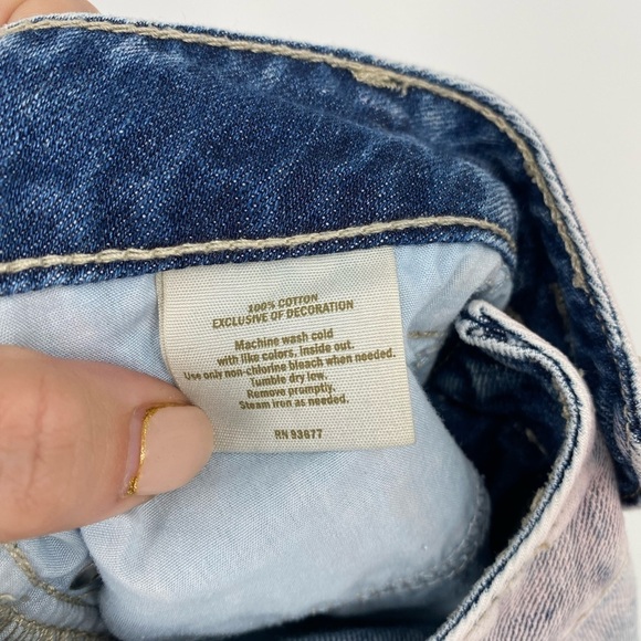 Decree Denim Daisy Duke Fringe Jeans Juniors 7 - Picture 5 of 6